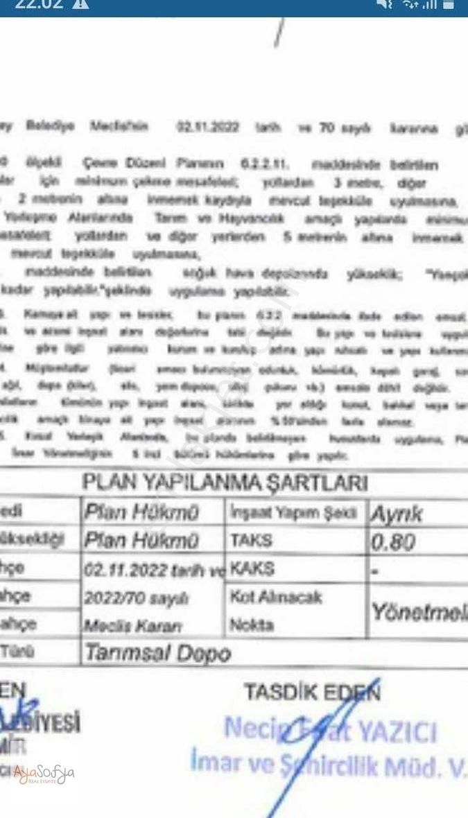 Karacabey Sütaş Fabrika Yanında Satılık Kapatılır Köy İçi Arazi - Görsel 8