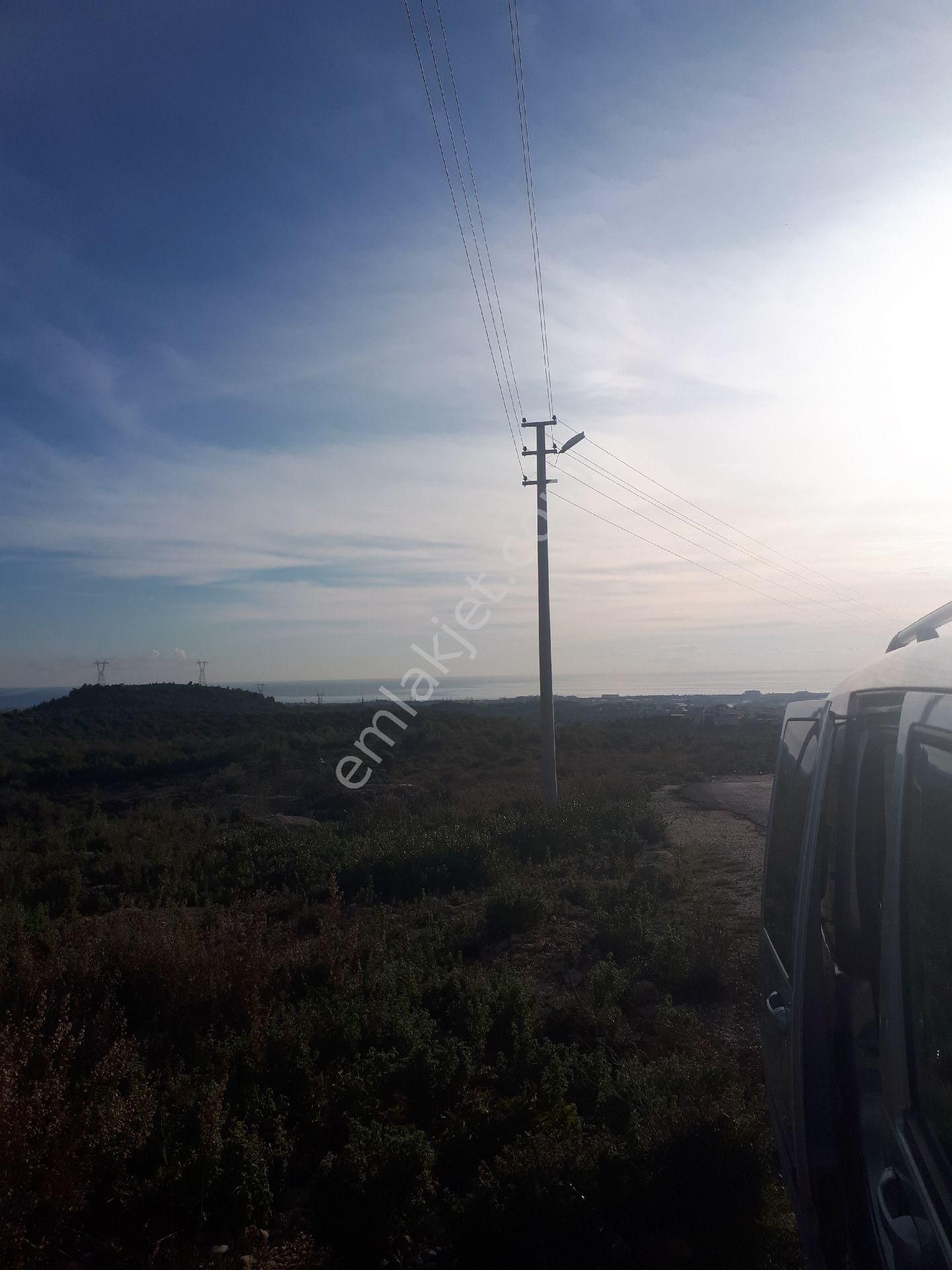 Manavgat Hacıisalı Satılık Tarla manavgatta full deniz manzaralı asfalta sifir elektrigi icinde d_400e4 km. denize 6 km.tarla