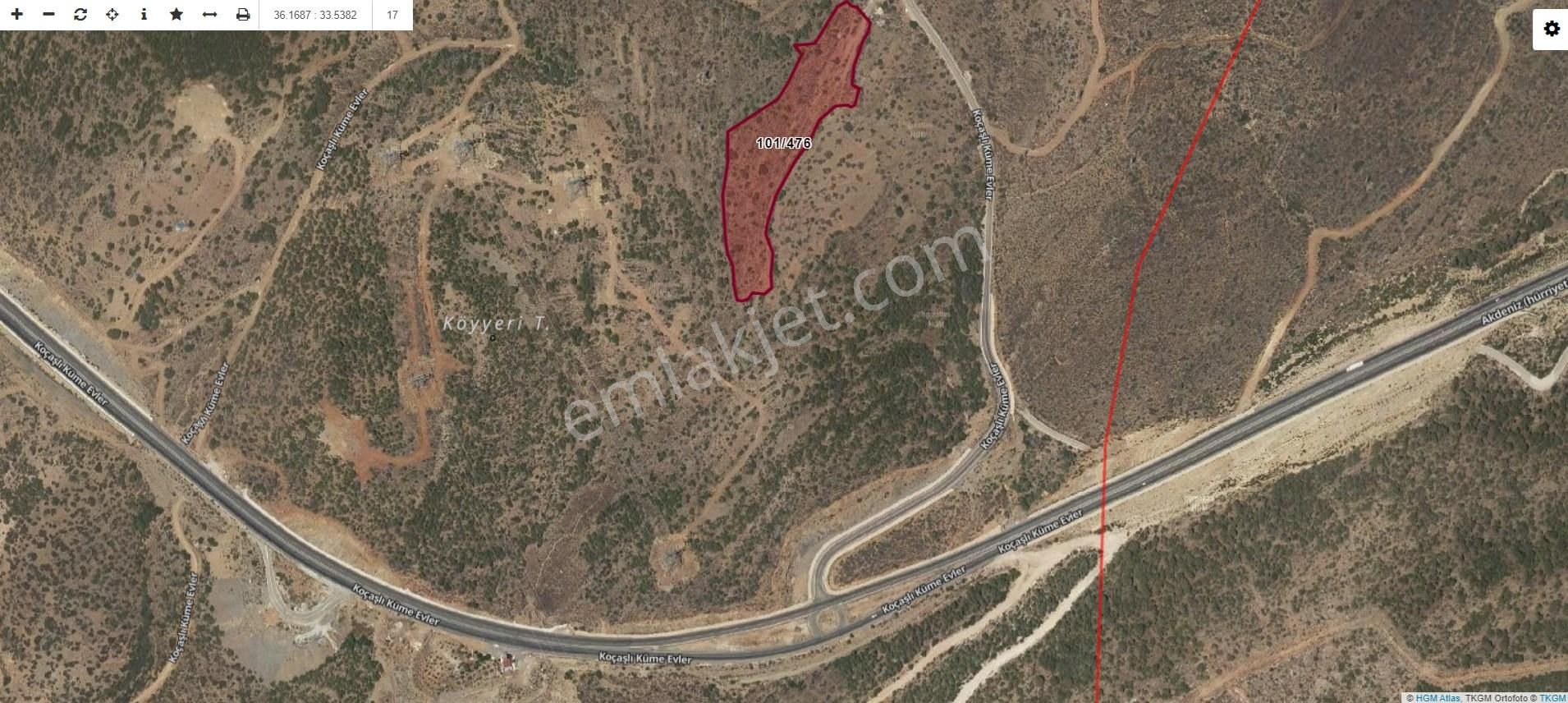 Antalya Karayoluna Çok Yakın Yatırımlık Arazi