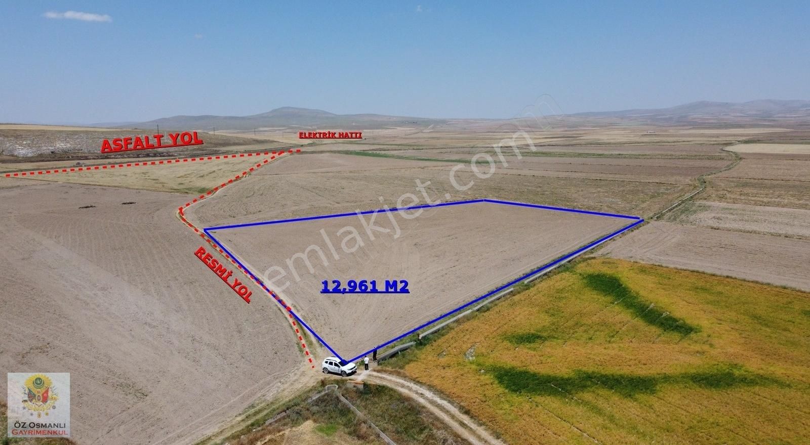 Sultandağı Yenikarabağ Köyü Satılık Tarla Resmi Yolu Olan 13 Dönüm Kaçırılmayacak Yatırım Tarlası