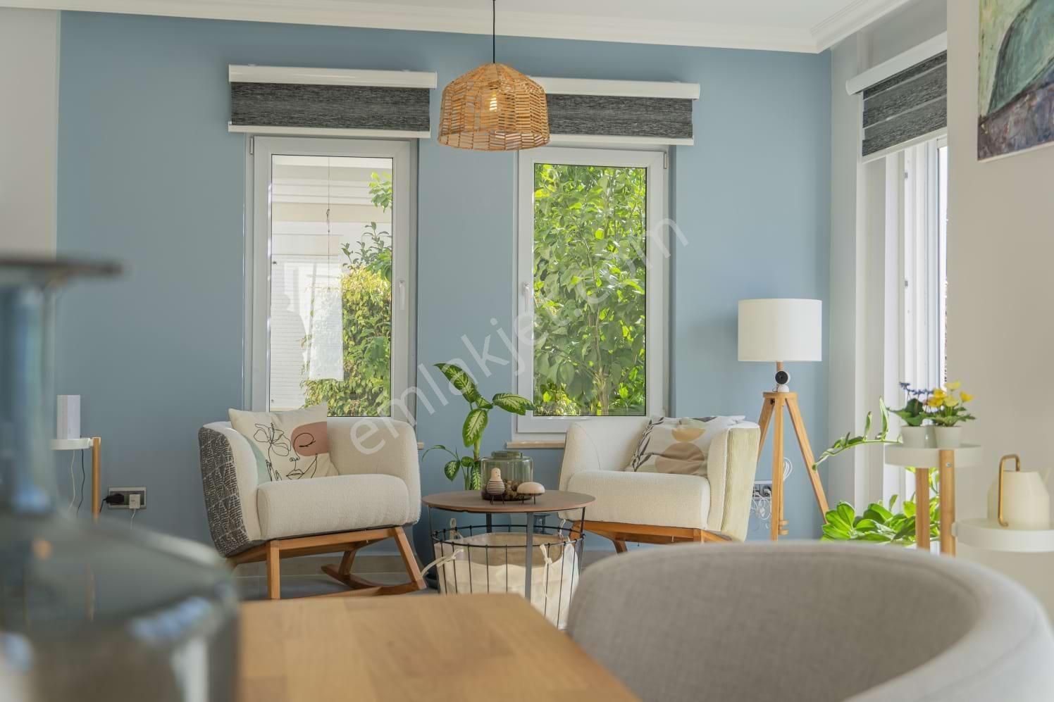 Alanya Cikcilli'de İkamete Ve Vatandaşlığa Uygun Satılık Manzaralı Oasis Villa - Görsel 45