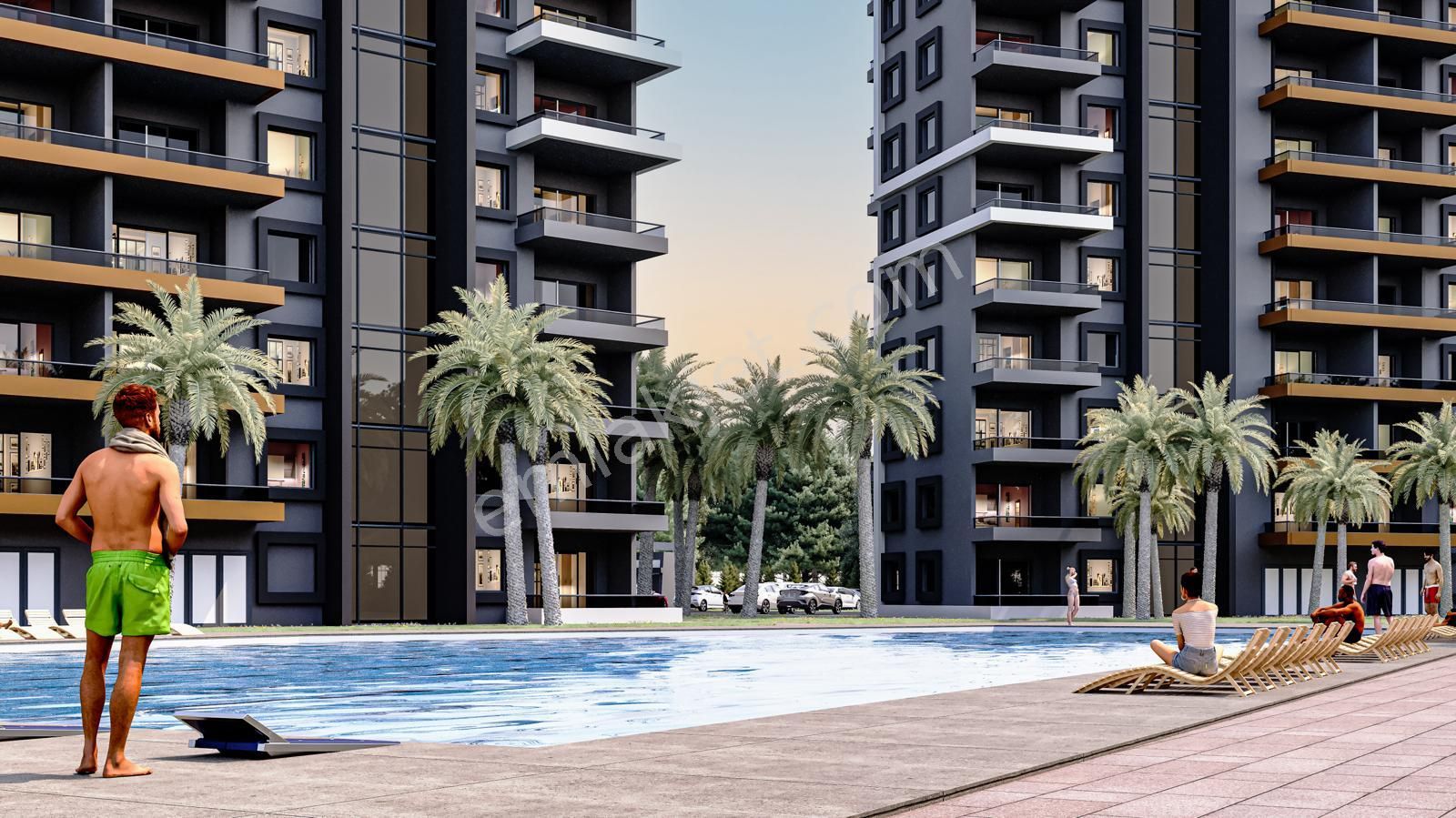 Erdemli Limonlu Satılık Daire Ay Yapı Palmiye Residence