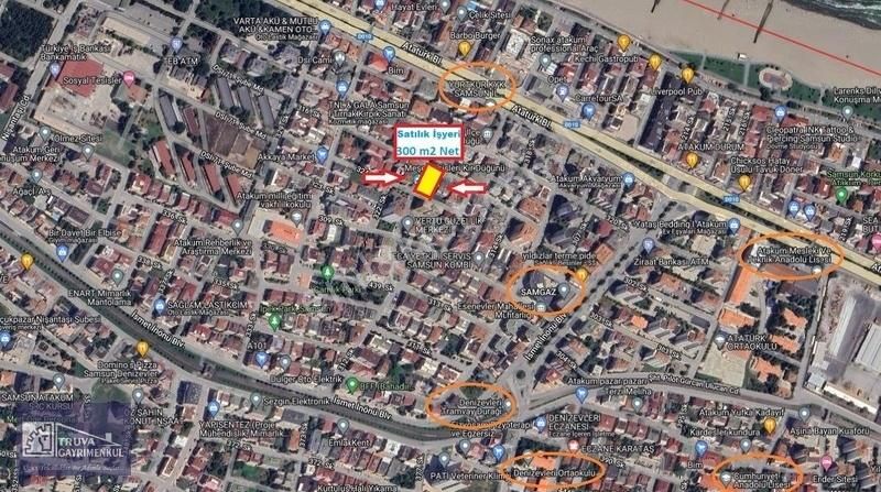 Atakum Esenevler Satılık Dükkan & Mağaza TRUVA'DAN MERKEZİ KONUMDA SATILIK 310 M² DÜKKAN