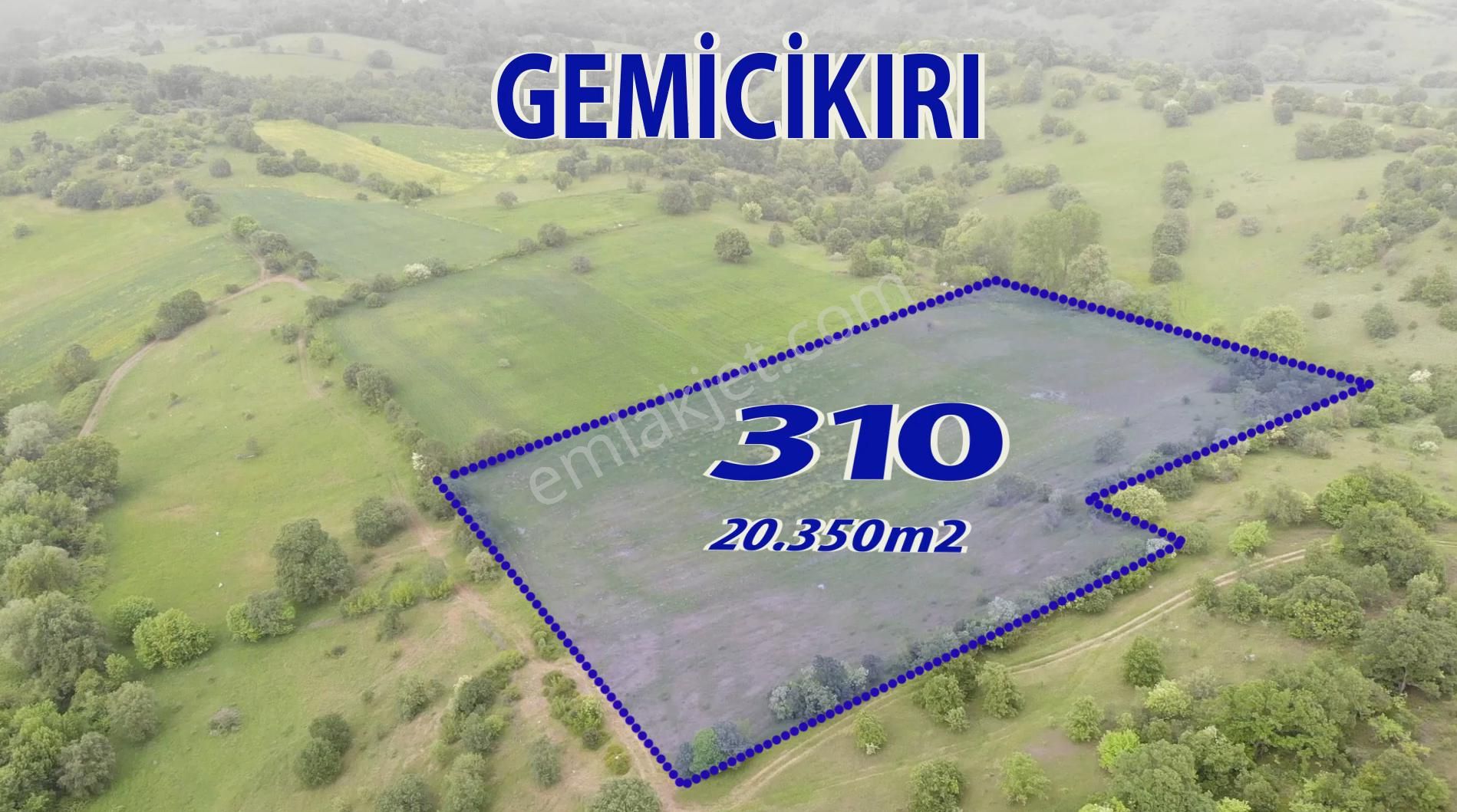 Biga Gemicikırı Köyü Satılık Tarla  ÇANAKKALE BİGA GEMİCİKIRI 20.350 M2 SATILIK FIRSAT TARLA