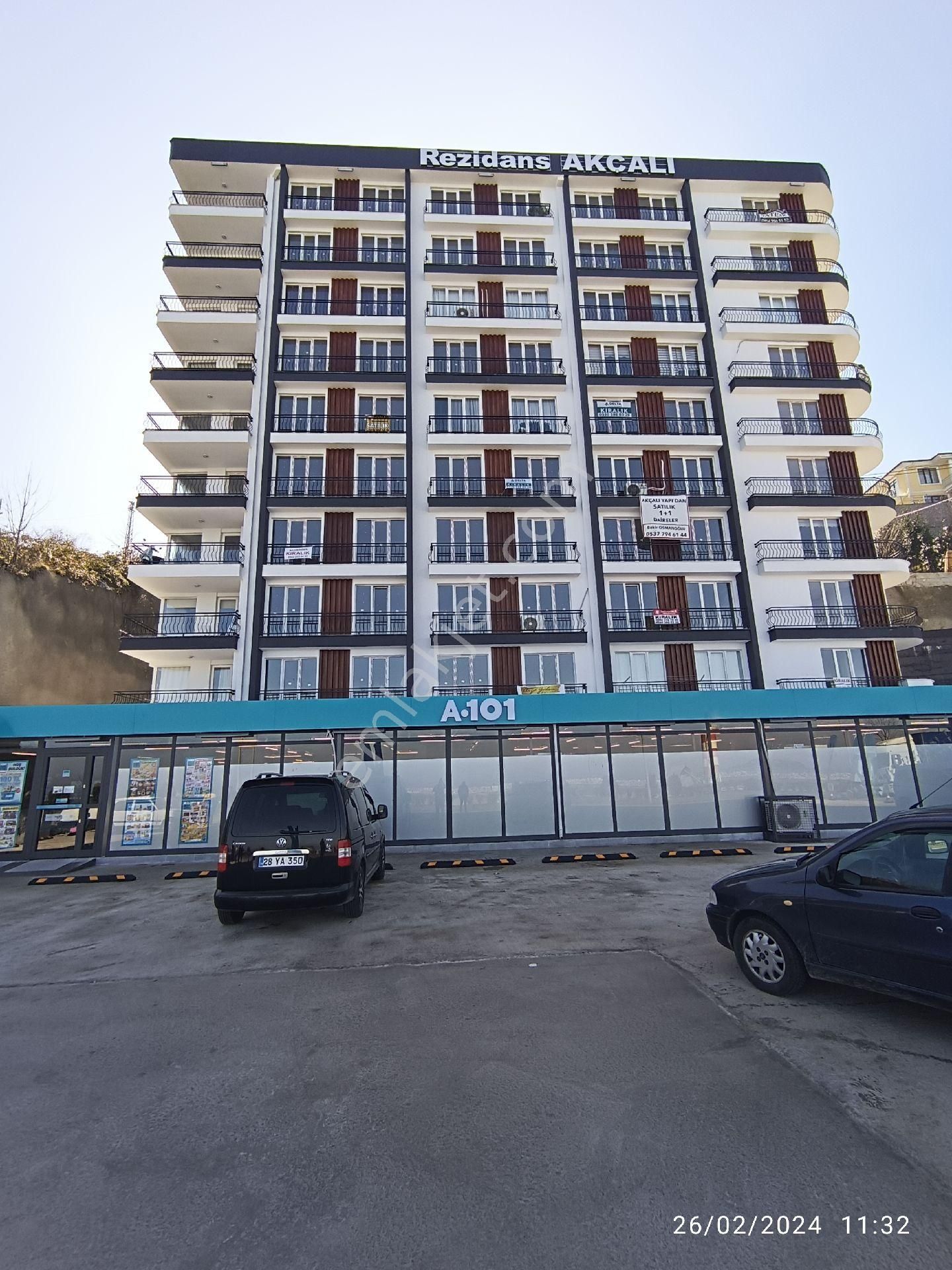 Keşap Güneyköy Köyü (Uzunkum Bodur) Satılık Daire Işık Gayrimenkul Akçalı Residence Satılık 1+1 Deniz Manzaralı Sahile Sıfır Daire