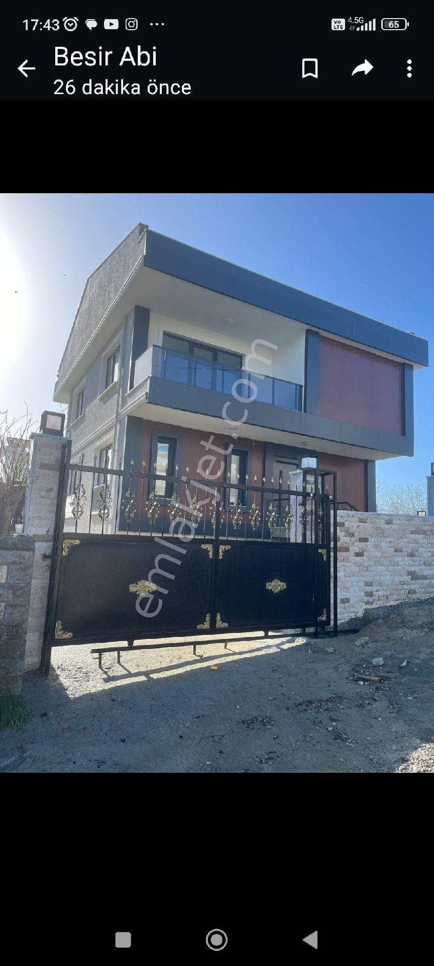 Silivri Gümüşyaka Satılık Villa  İstanbul ili Silivri ilçesi Gümüşyaka Mahallesi'nde satılık yeni çok güzel bir villa 