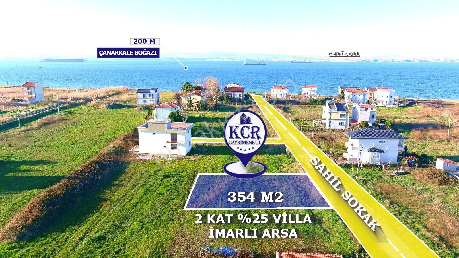 Lapseki Çardak Bld. (Gaziyakupbey) Satılık Villa İmarlı Çanakkale Lapseki Çardak Ta Boğaz Manzaralı Arsa