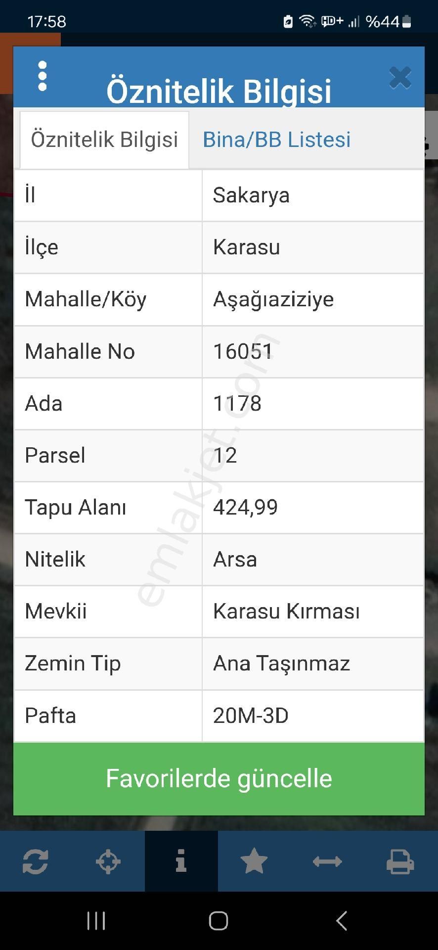 Karasu Aziziye Satılık Villa İmarlı Son Şans Mükemmel Konumda Parsel.