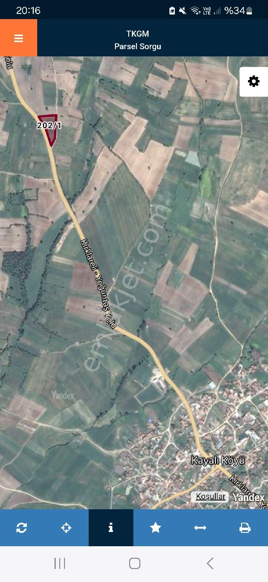 Kırklareli Merkez Kayalida Kırklareli Merkeze 10 Km Satılık Araziler