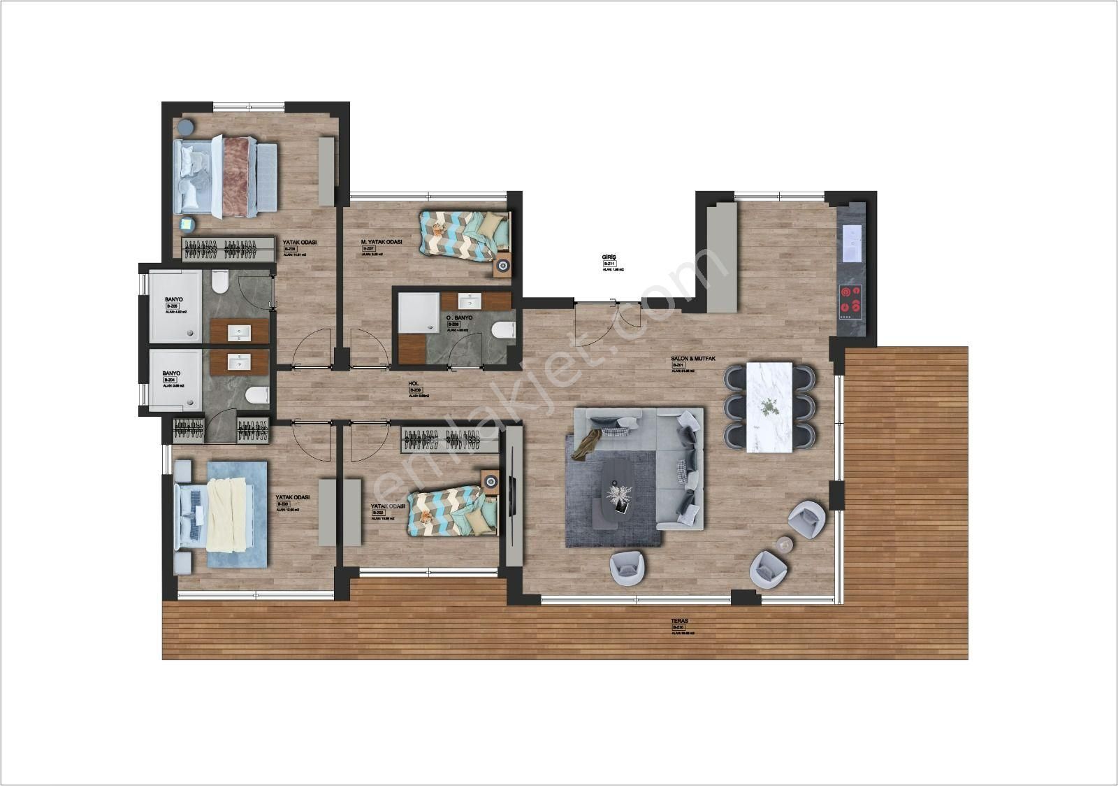 Bodrum Yalıkavak Satılık 4+1 Deniz Manzaralı Özel Havuzlu Müstakil Villa - Görsel 17