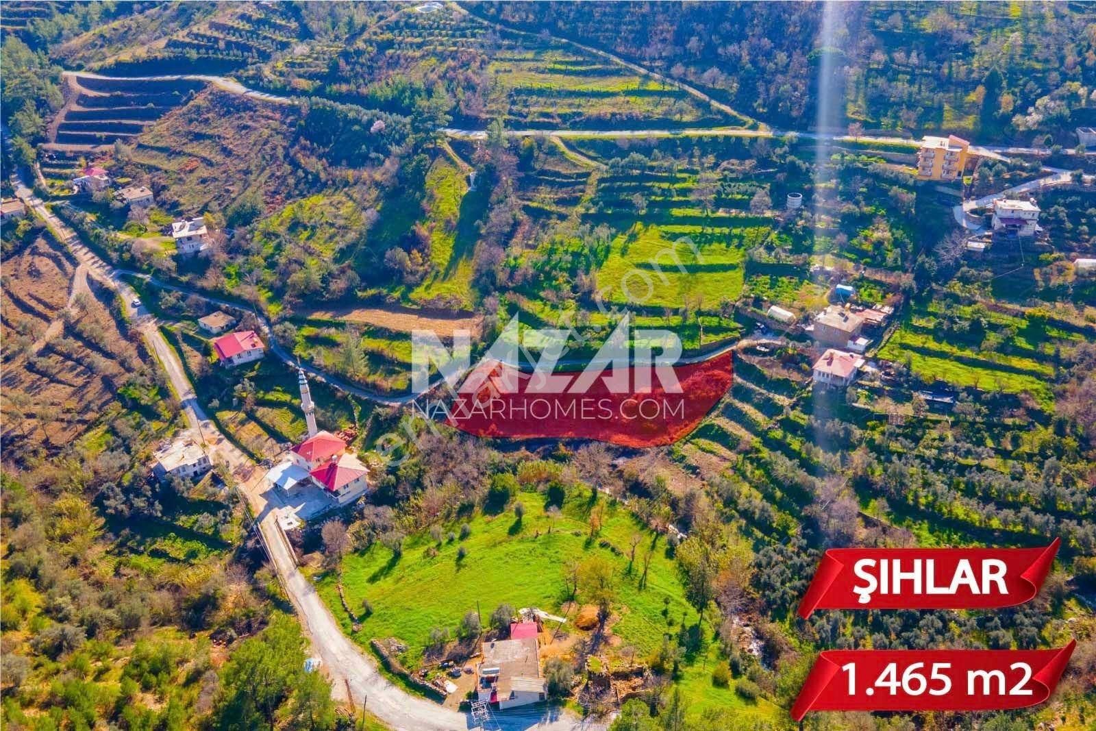 Alanya Şıhlar Satılık Tarla Alanya Şıhlar Köyü’nde Satılık 1.465 m2 Tarla