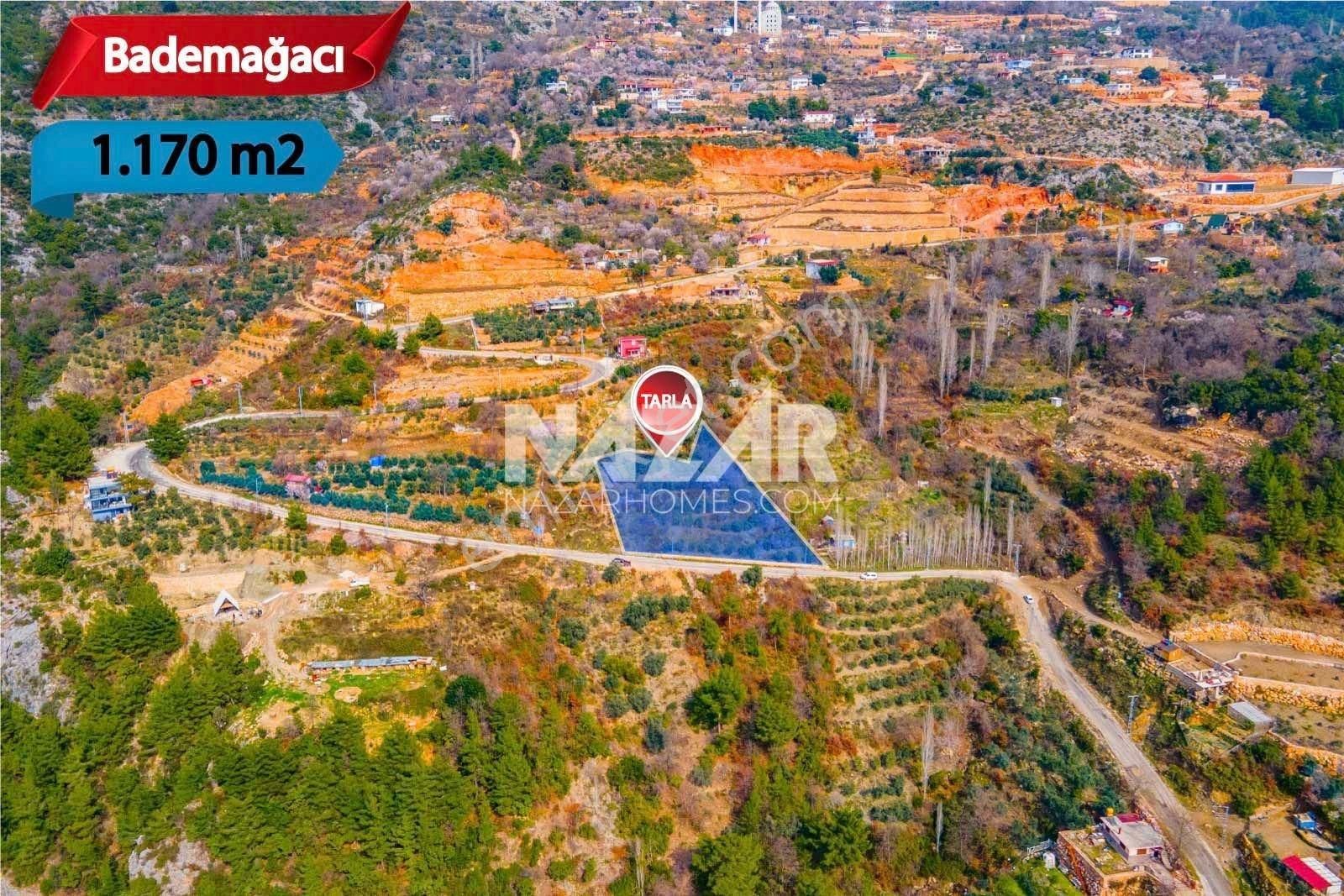 Alanya Bademağacı Satılık Tarla Alanya Bademağacı Köyü'nde Satılık 1.170 m2 Tarla