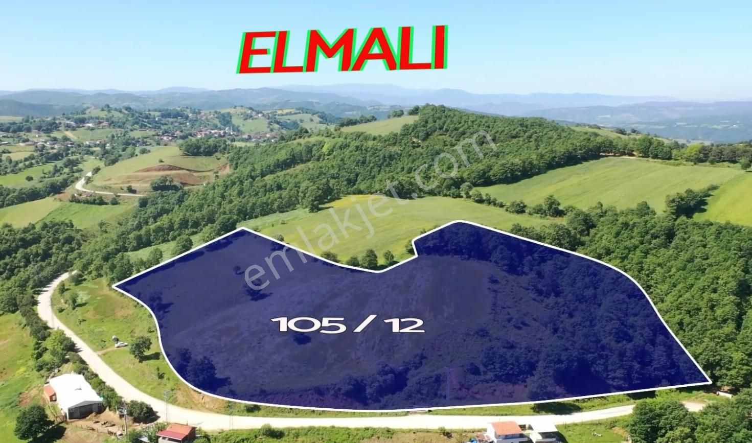 Biga Elmalı Köyü Satılık Tarla  ÇANAKKALE BİGA ELMALI KÖYÜ 17.493M2 SATILIK YATIRIMLIK TARLA