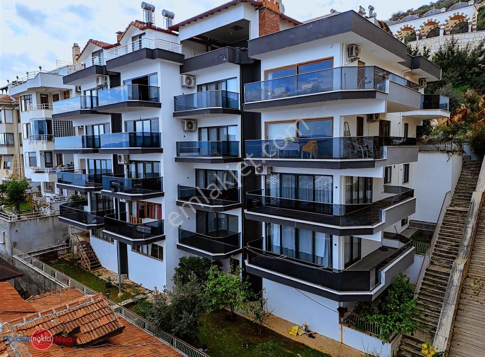 Finike Kale Satılık Daire FİNİKE PANORAMİK MARİNA MANZARA 180m2 LÜKS BAHÇELİ 3+1 DUBLEKS