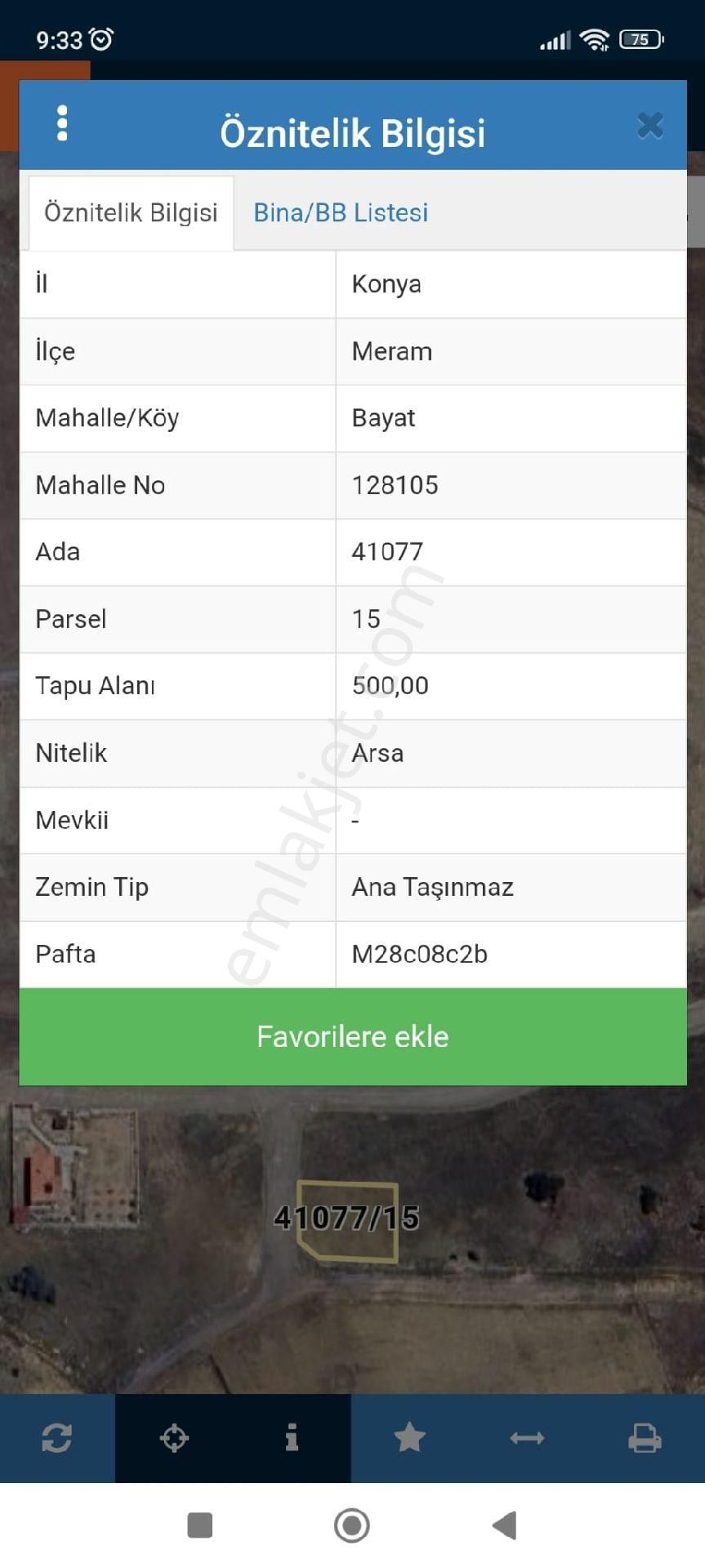 Meram Bayatta Satılık Arsa - Görsel 3