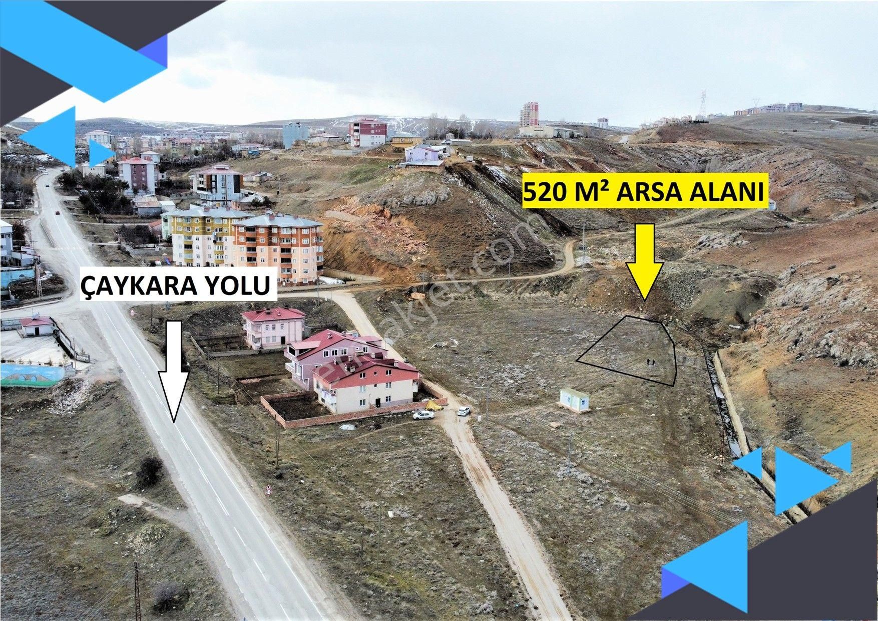 Bayburt Merkez Şingah Satılık Konut İmarlı  ÇAYKARA YOLUNDA MÜSTAKİL, 2.5 KAT İMARLI, 520 M² SATILIK ARSA