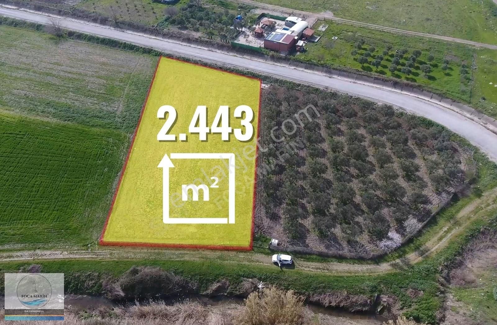 Aliağa Fatih Satılık Tarla ALİAĞA HELVACIDA FOÇA YOLUNA YAKIN ÇİFT YOLA CEPHELİ 2.443 m2