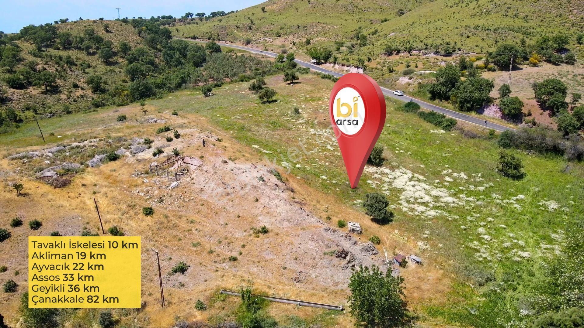 Ayvacık'ta Denize 4km-3 Ayrı Villa Yapılır!imarlı 1.505m² Asfalt - Görsel 14