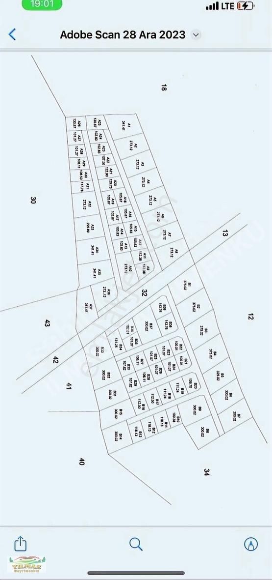 Aliağa Şehitkemal Satılık Bağ & Bahçe ŞEHİTKEMALDE 341 M2 PAYLI MÜLKİYET ANAYOLA 250 METRE MESAFE