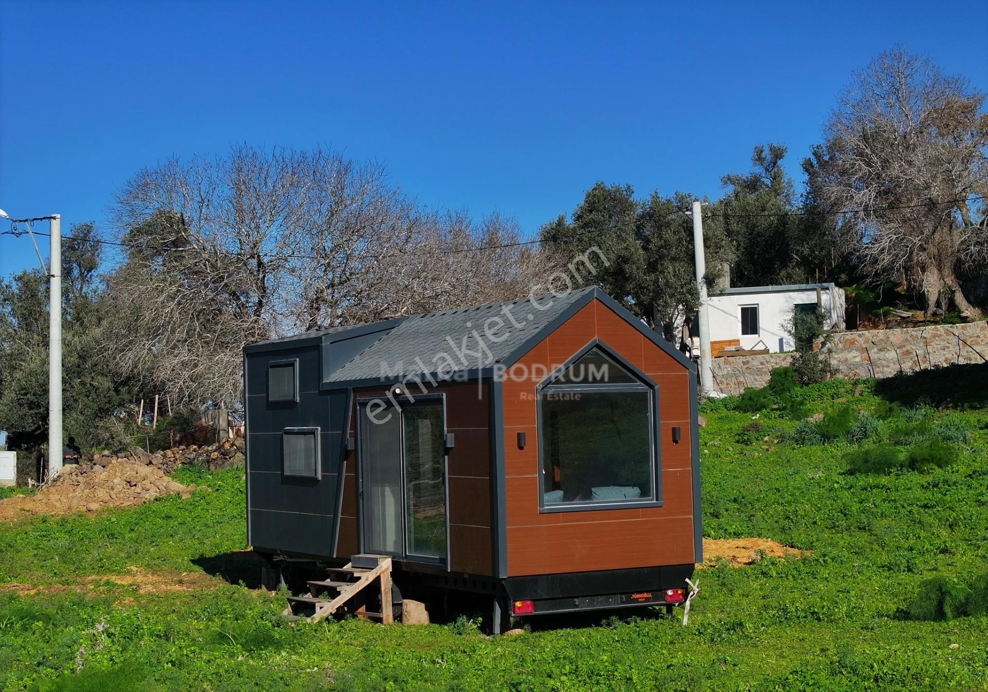 Bodrum Konacık Satılık Prefabrik Satılık Eşyalı Tiny House 