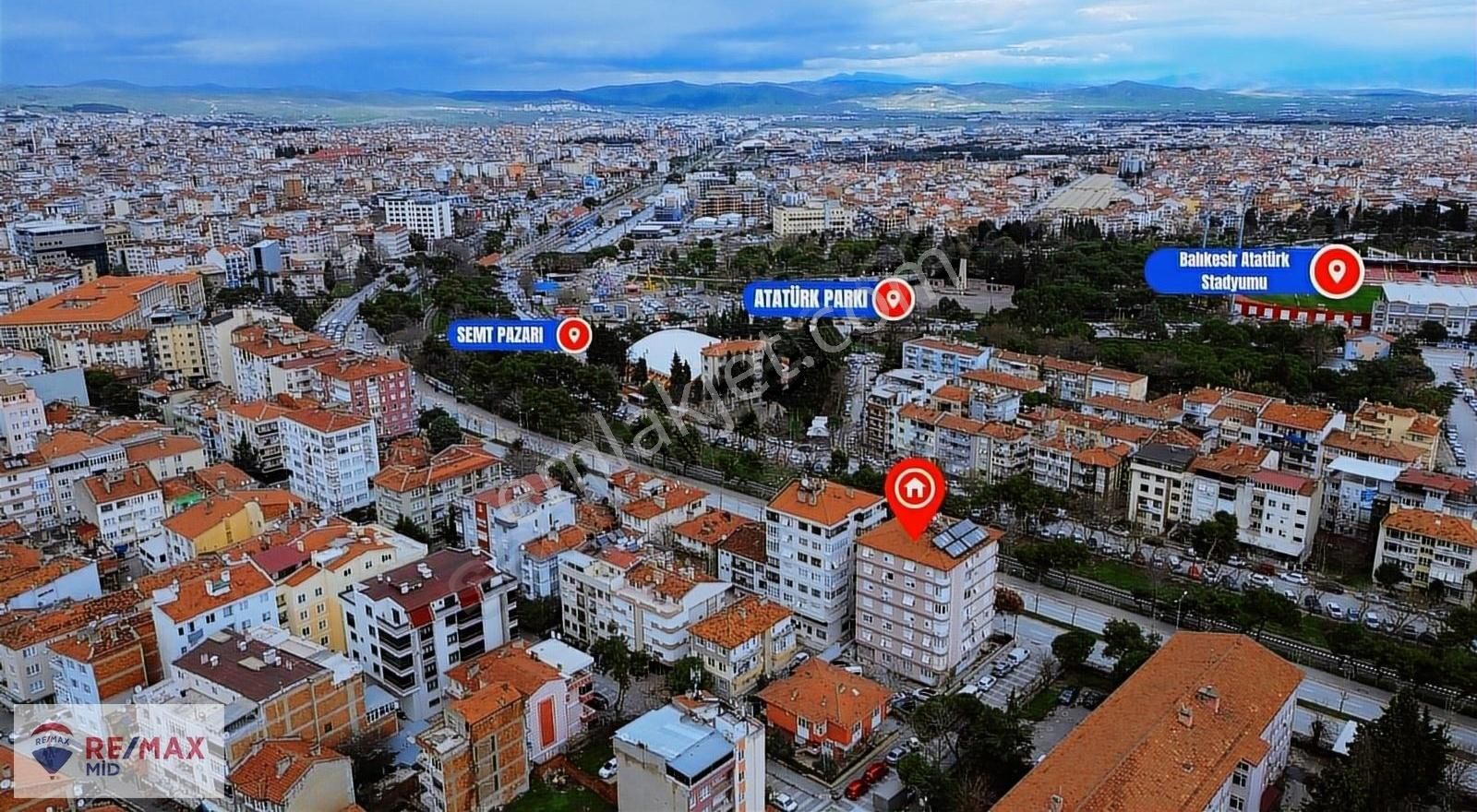 Altıeylül Kasaplar Satılık Daire RE/MAXMİD'DEN ÇARŞIDA SATILIK 85 m2 BODRUM KAT DAİRE