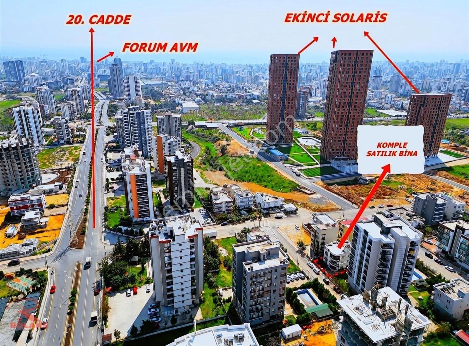 Yenişehir 50. Yıl Satılık Bina SOLARİS CİVARI 3 BAĞIMSIZ DAİRELİ KOMPLE BİNA