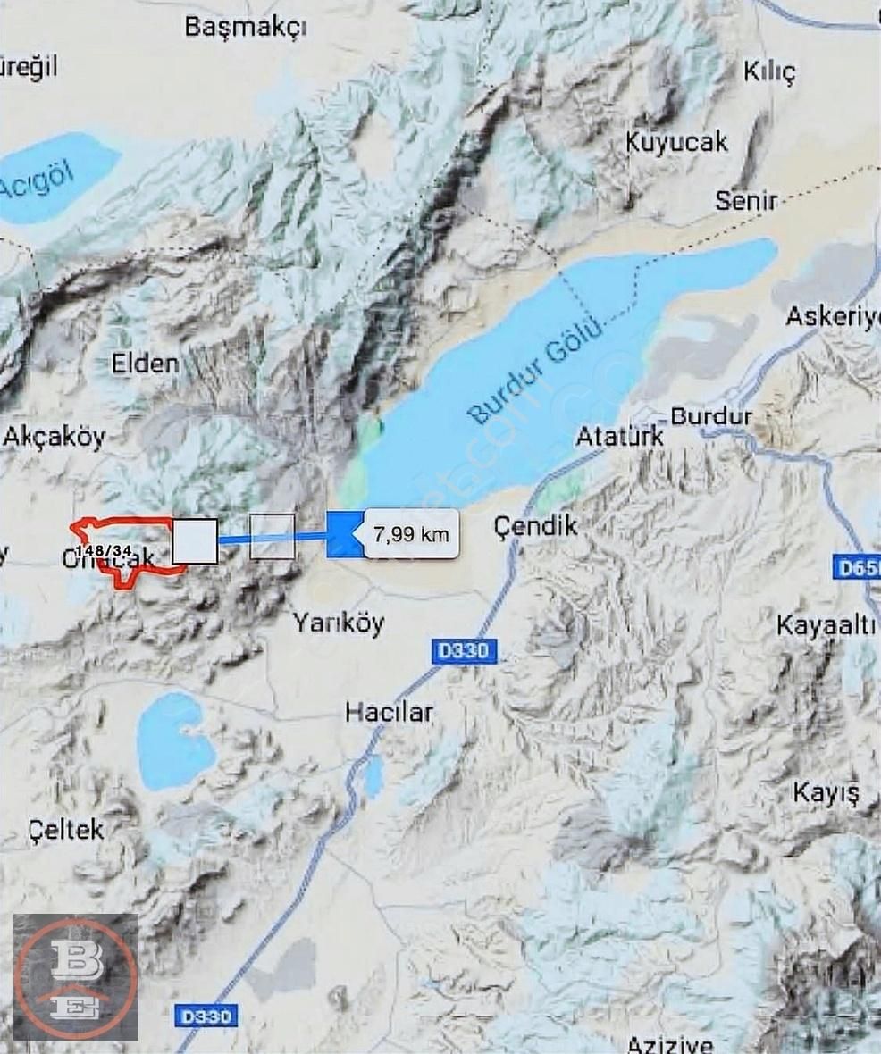 Salda Ve Burdur Gölü Yakını Yatırımlık Geleceği Parlak 316 M2 - Görsel 2