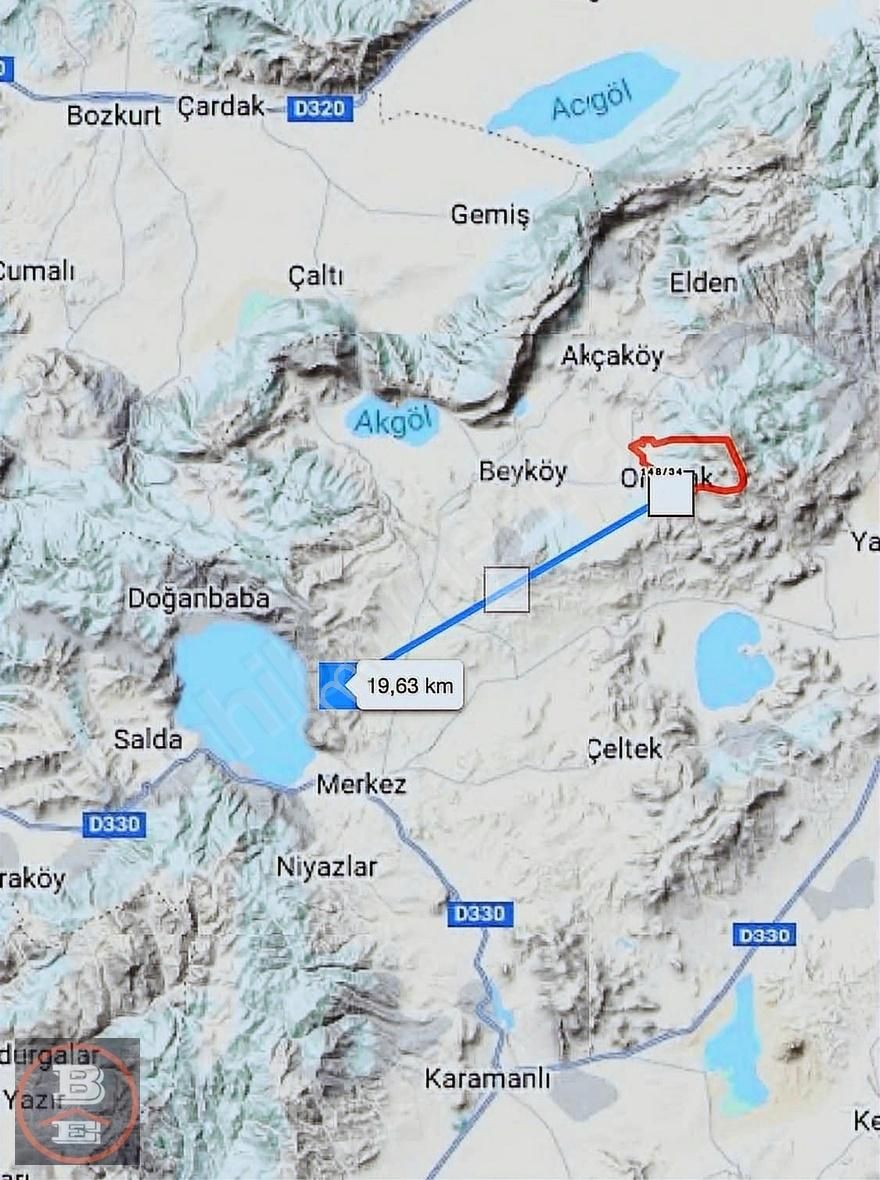 Salda Ve Burdur Gölü Yakını Yatırımlık Geleceği Parlak 316 M2 - Görsel 3