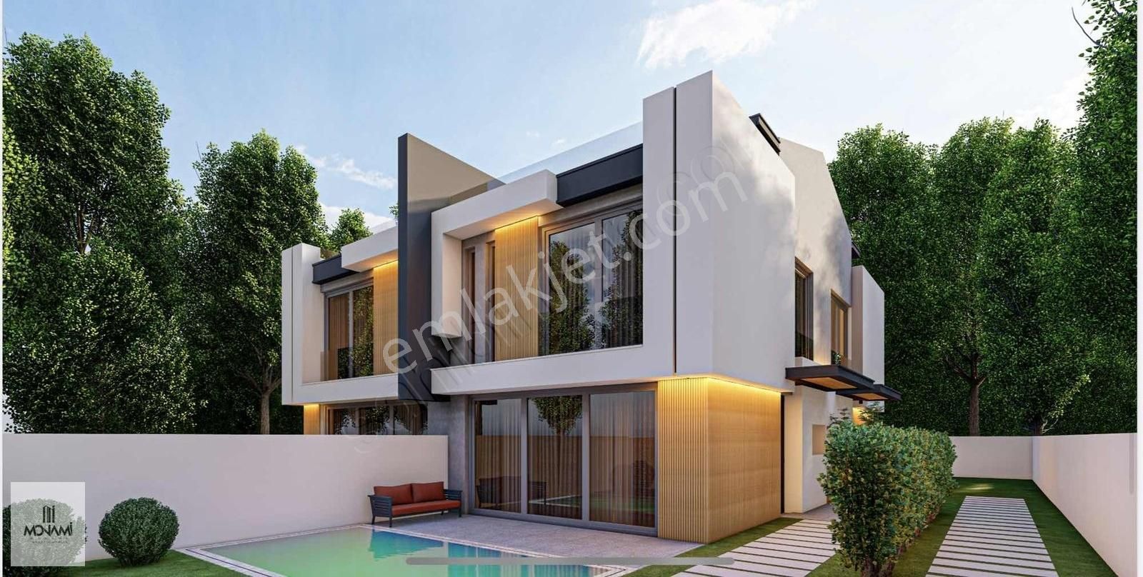 Urla Şirinkent Satılık Villa Şirinkentte Doğa İle İç İçe 4+1 150 M2 4 Katlı Villa