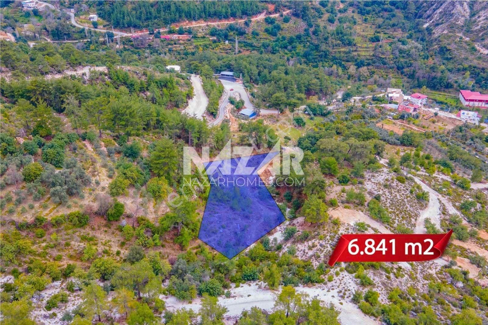 Alanya Obaalacami Satılık Tarla Alanya Obaalacami Köyü’nde Satılık 6.841 m2 Tarla