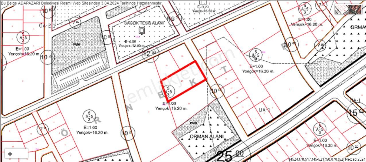 Adapazarı Korucuk Satılık Konut İmarlı ADAPAZARI KORUCUK'TA SATILIK 5 KAT KONUT İMARLI ARSA