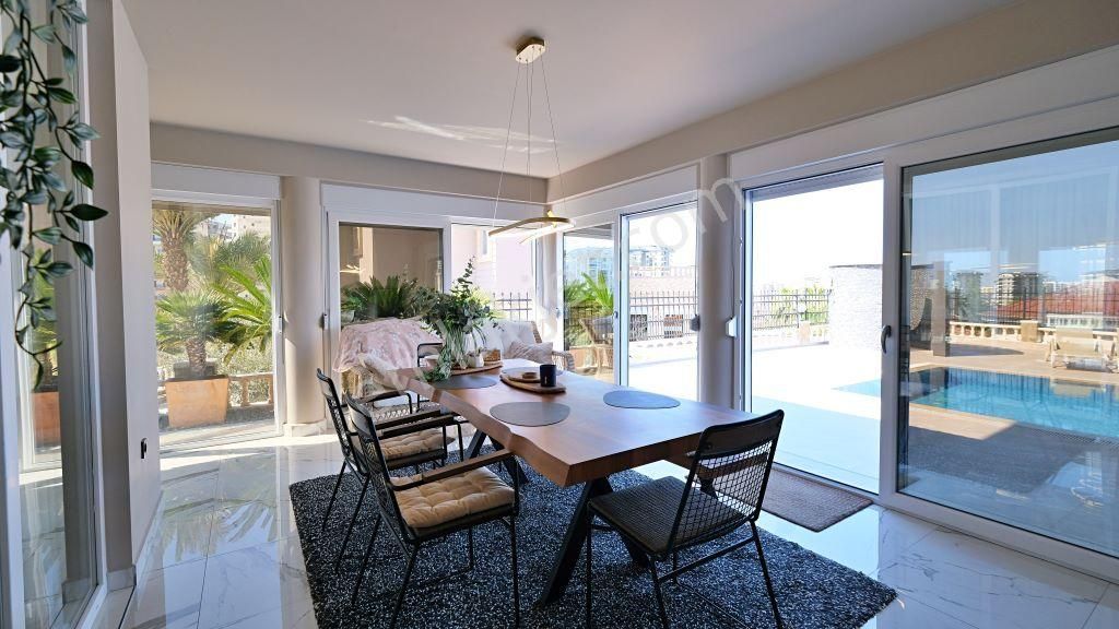 Alanya Mahmutlar Mah.full Eşyalı Satılık 3+1 Villa - Görsel 27