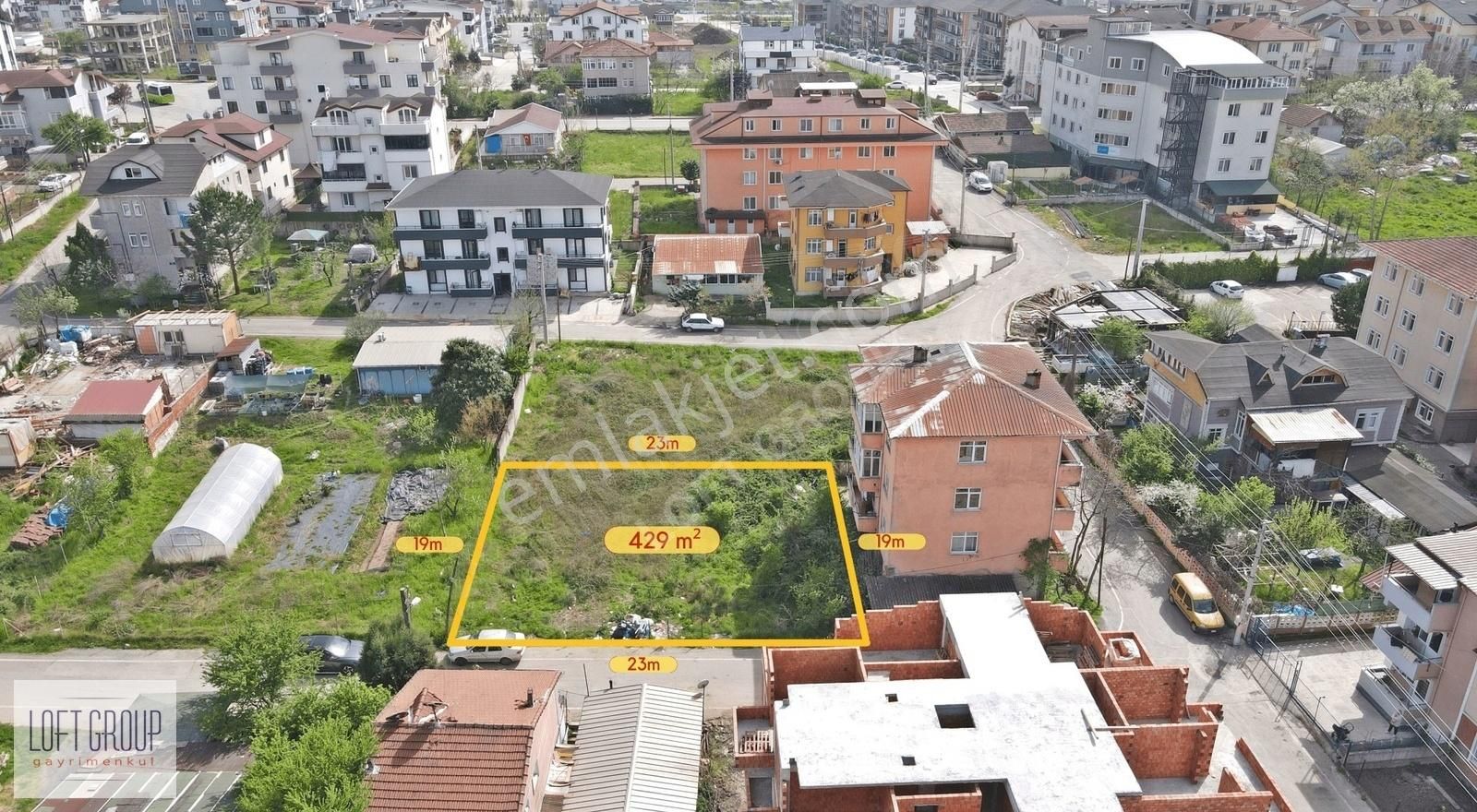 Başiskele Mahmutpaşa Satılık Konut İmarlı LOFT GROUP GAYRİMENKUL'DEN MAHMUTPAŞA MAH. 429 M2 ARSA