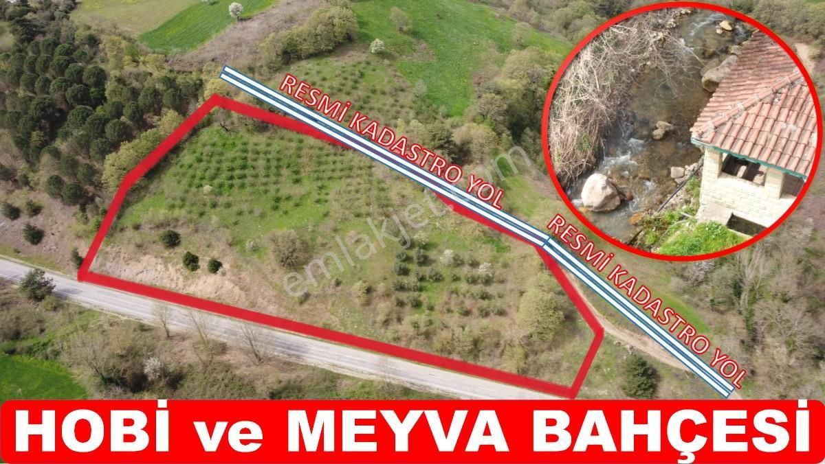 Gönen Karasukabaklar Satılık Bağ & Bahçe 6.715 M2 Kadastro Yolu Var. Meyva & Hobi Bahçesi Dereye Cepheli