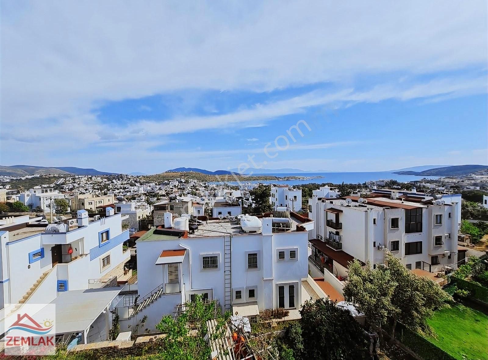 Bodrum Gümbet Satılık Müstakil Ev Bodrum'da Satılık Deniz Manzaralı Tam Müstakil