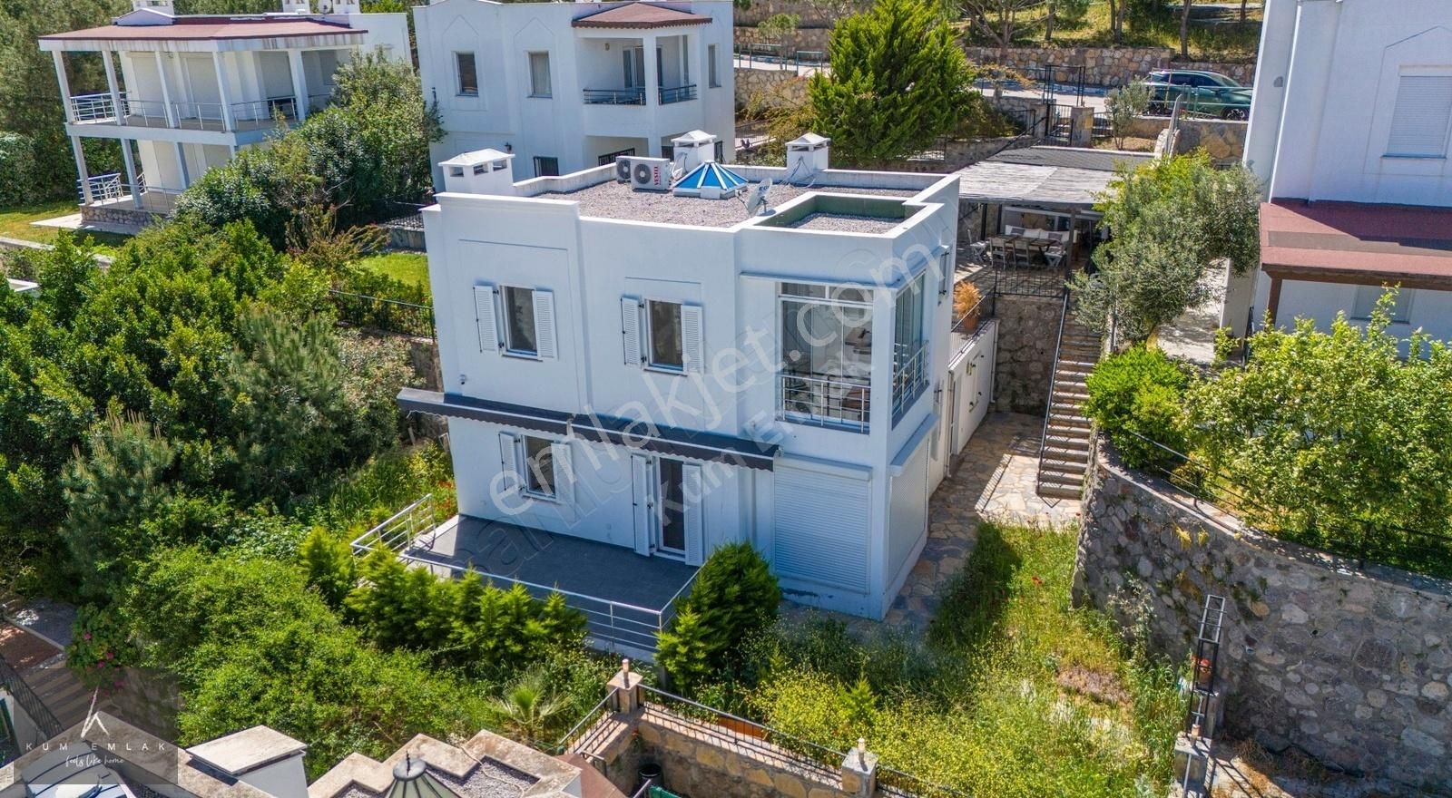 Bodrum Küçükbük Satılık Müstakil Ev Bodrum Gündoğan'da Satılık Deniz Manzaralı Müstakil Ev