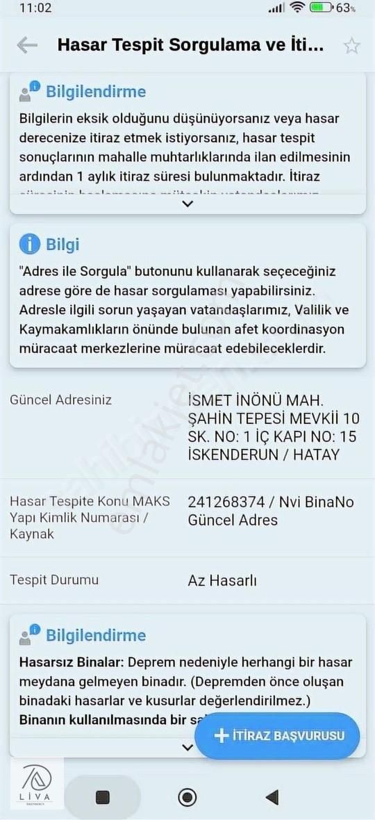 İskenderun İsmet İnönü Satılık Daire Şahin Tepesinde Satılık 2+1 Daire