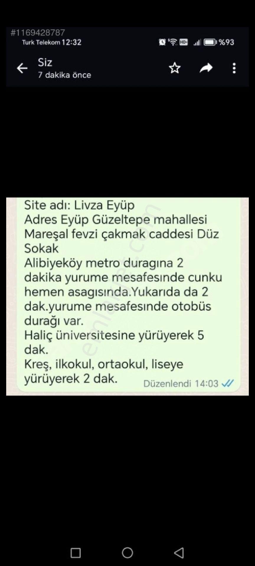 Sahibinden Sitede 2 +1 Daire 2 Yıllık Eyüp Güzeltepe - Görsel 29