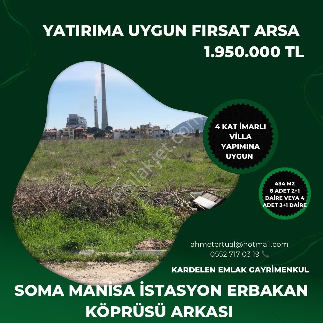 Soma İstasyon Satılık Villa İmarlı MANİSA / SOMA İSTASYON ARKA MAHALLE BELKENT SİTESİ CİVARI ARSA