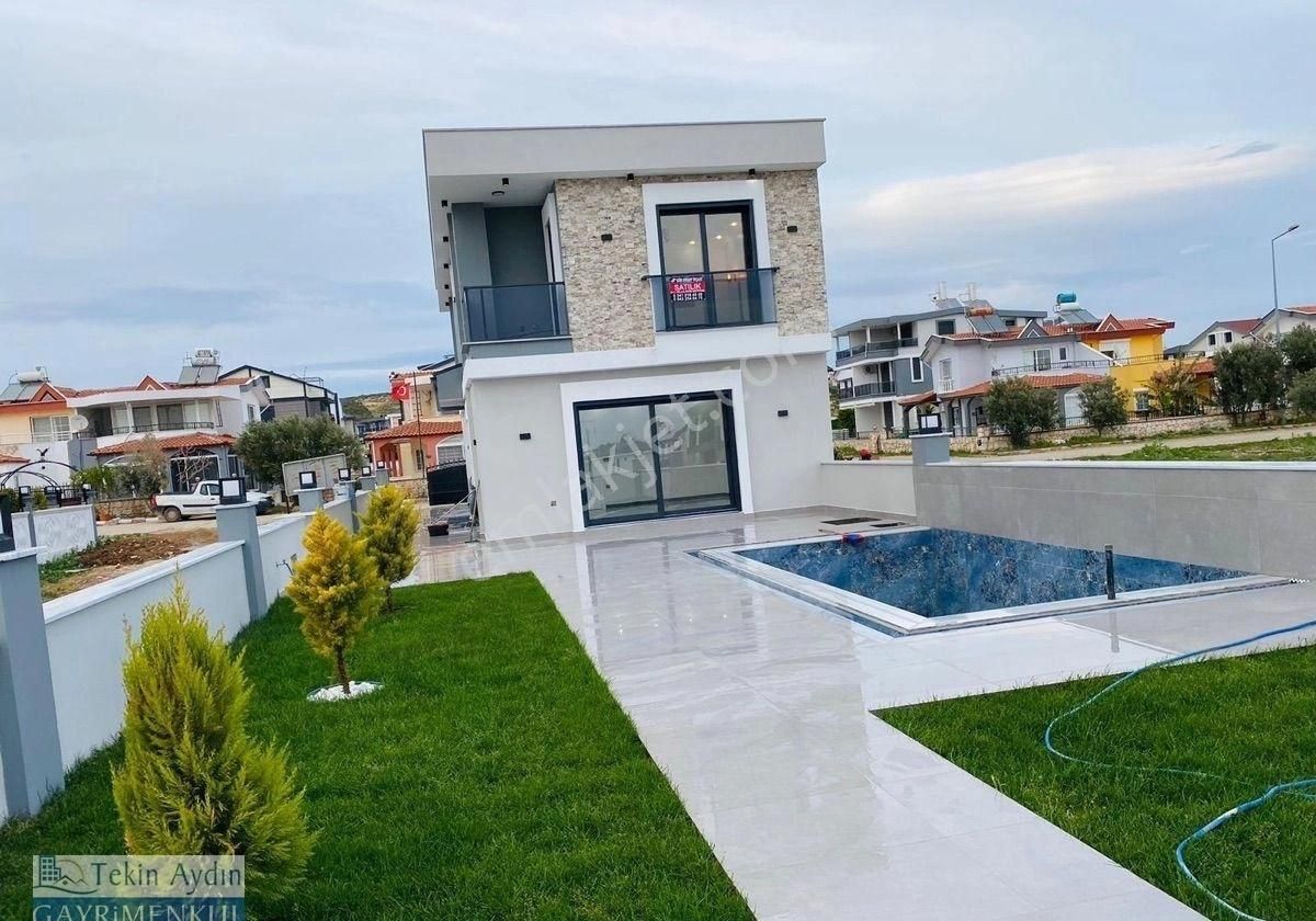 Didim Hisar Satılık Villa Didimde satılık efeler mahallesi nde 320 metre arsa içinde havuzlu tam müstakil 4 + 1 villa