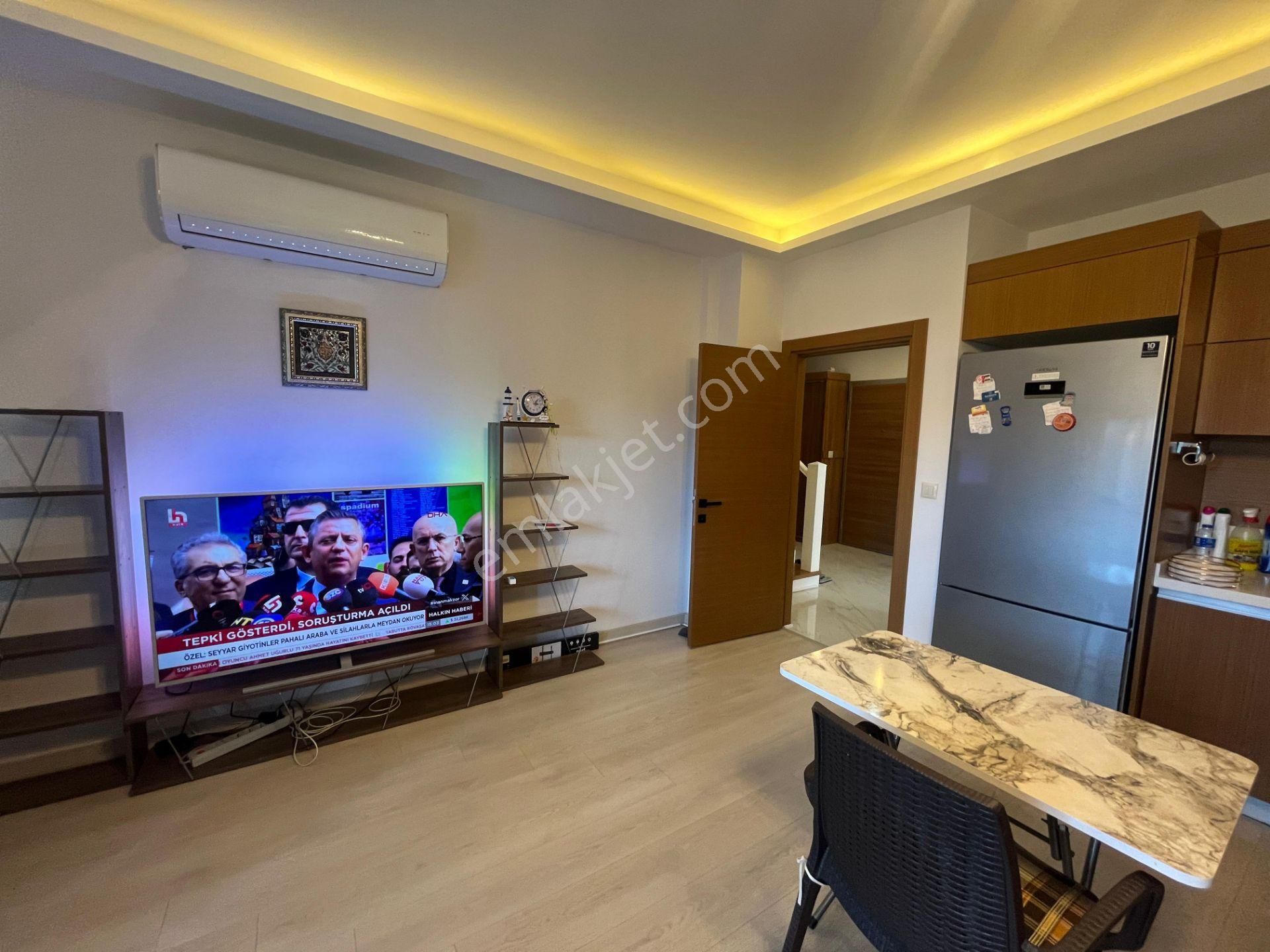 Marmaris Çıldır Kiralık Residence Çıldır'da Denize 100 Metre Rezidansta Bulunan 3+1 Çatı Dubleks Lüks Daire