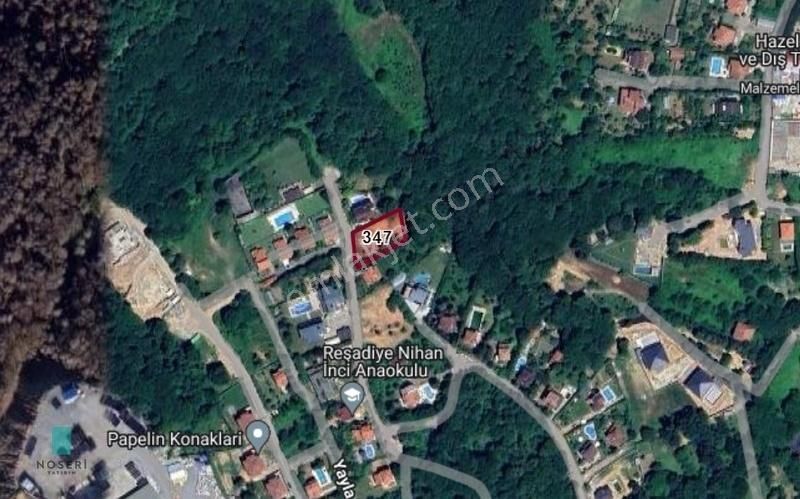 Çekmeköy Reşadiye Satılık Villa İmarlı REŞADİYE'DE ORMANA VE YOLA CEPHELİ PROJELİ SATILIK MÜSTAKİL ARSA