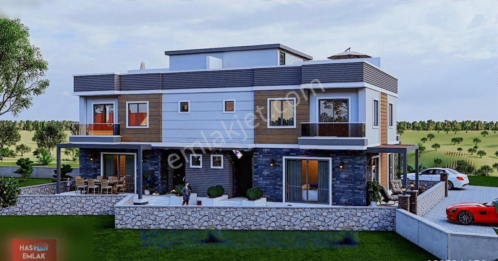 Edremit Narlı Satılık Villa Balıkesir Edremit Altınoluk Narlı 2+1 dubleks villa