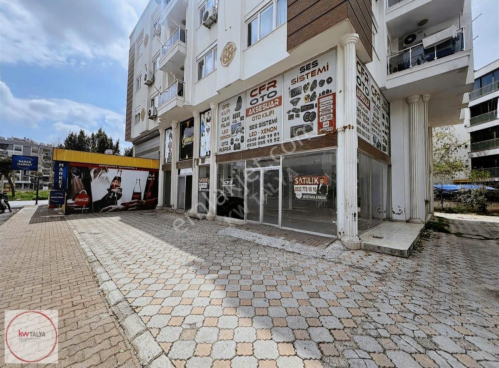 Muratpaşa Kızılarık Satılık Dükkan & Mağaza KIZILARIK CADDE YATIRIMLIK 750 M2 SATILIK ASMA KATLI KÖŞE DÜKKAN