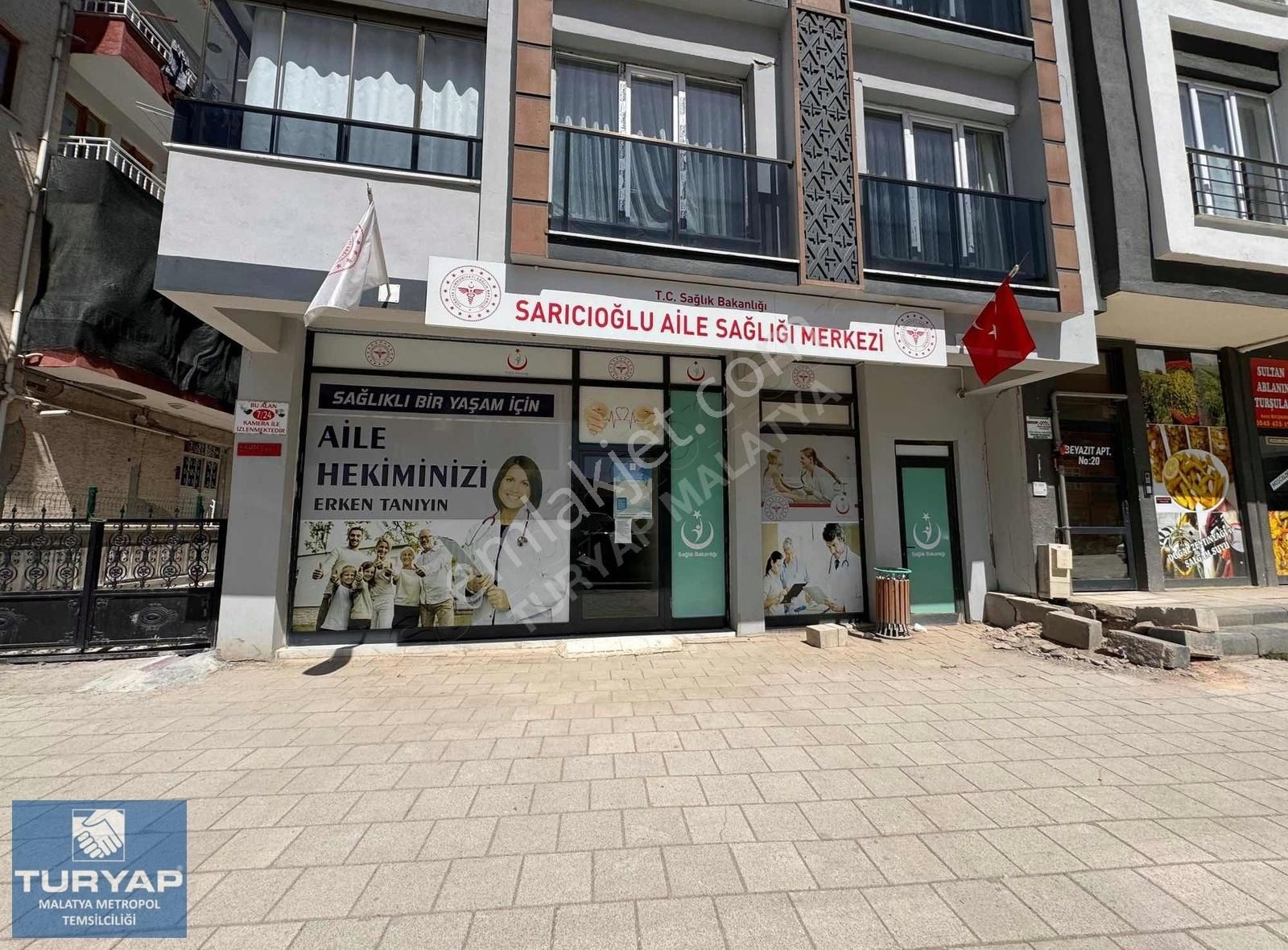 Battalgazi Sarıcıoğlu Satılık Dükkan & Mağaza TURYAP METROPOL'DEN SARICIOĞLUNDA SATILIK 170m² DÜKKAN