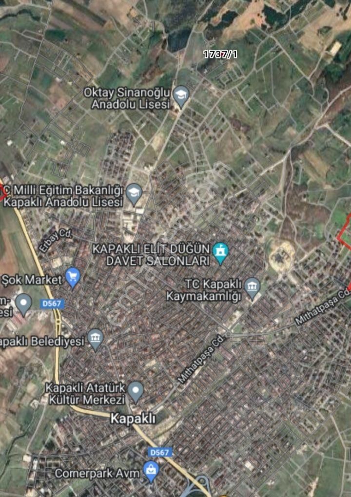 Kapaklı Da Ticari Ve Konut İmarlı 318 M2 Satılık Arsa - Görsel 9