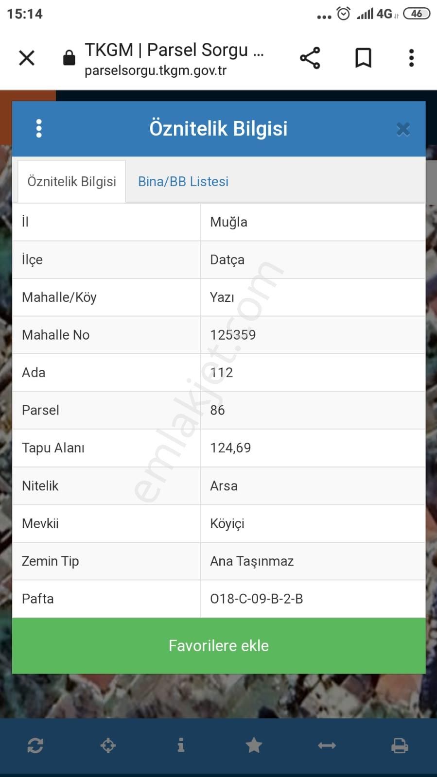 Muğla Datça Yazı Mahallesi Köyiçi Mevkiinde 125 M2 Arsa - Görsel 9