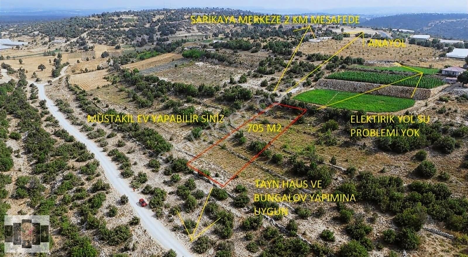 Erdemli Sarıkaya Satılık 705 M2 Arsa - Görsel 6