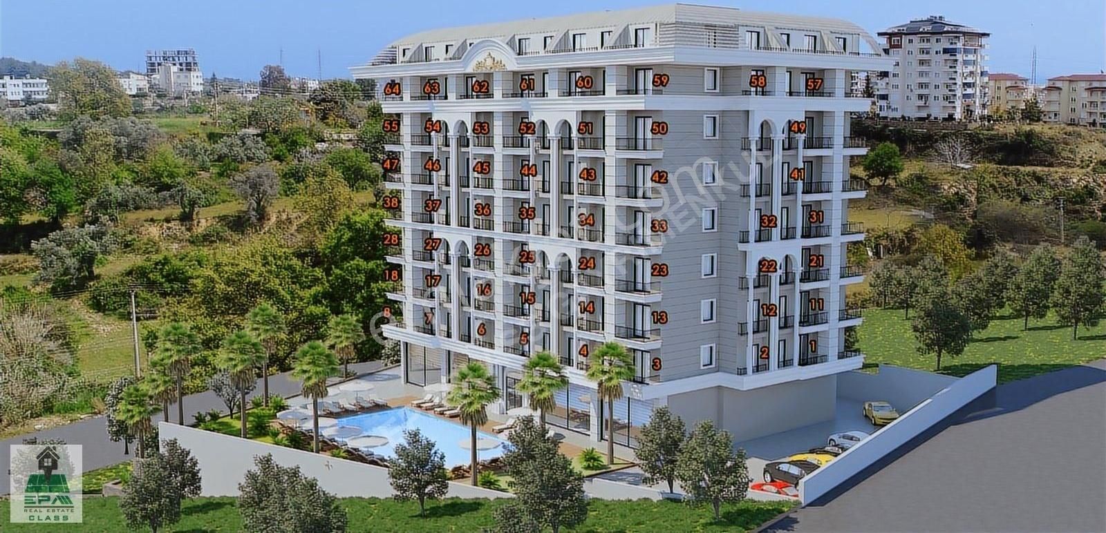 Alanya Avsallar Satılık Daire Alanya Avsallarda 1+1 5.kat Sıfır Bina Full Deniz Manzaralı