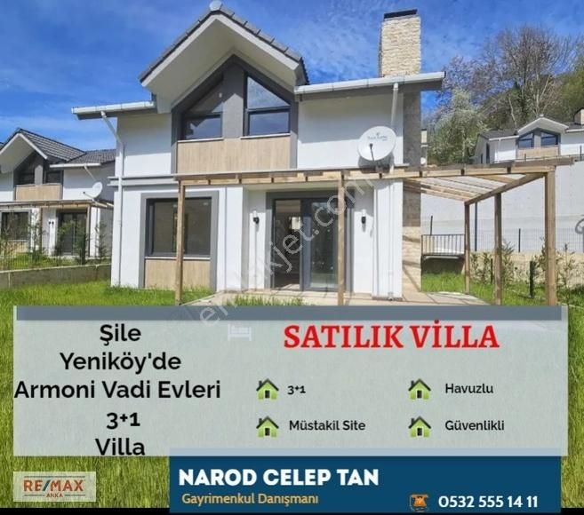 Şile Yeniköy Kiralık Villa REMAX ANKA ' DAN ARMONİ VADİ EVLERİ KİRALIK 3+1 VİLLA